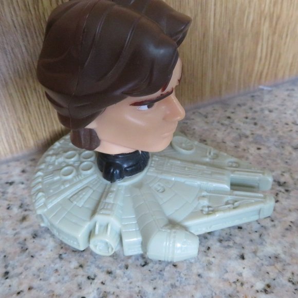 SET of 4 Star Wars Bobbleheads Solo Chewbacca C3PO Boba Fett (K158) - Picture 3 of 3